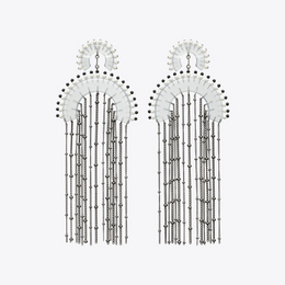 Beaded Fringe Earrings
