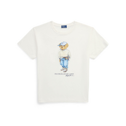 Bear Motif Embroidery T-Shirt