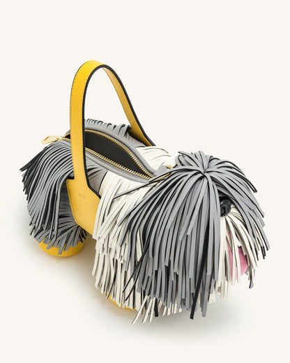 Nita Puppy Shape Handbag - Brown