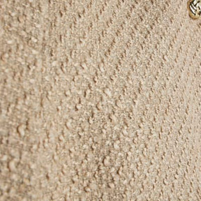 Beige Boucle Fringed Shorts