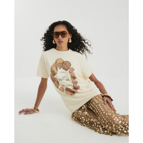 Beige Circle Shell Antibes T-Shirt