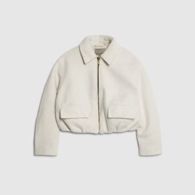 Beige Crew Neck Jumper