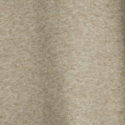 Beige Curved Hem Jumper