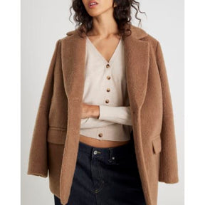 Beige Knitted V Neck Cardigan