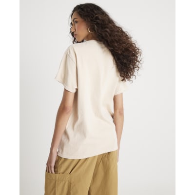Beige Le Jardin Floral T-Shirt