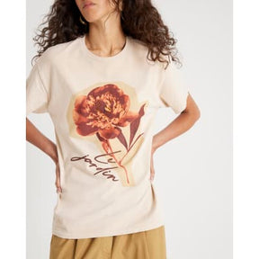 Beige Le Jardin Floral T-Shirt