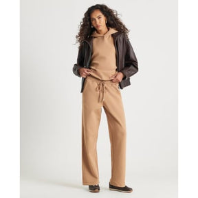 Beige Neoprene Diamante Embellished Joggers