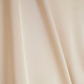 Beige Satin Short Sleeve Turn Up Cuff T-shirt