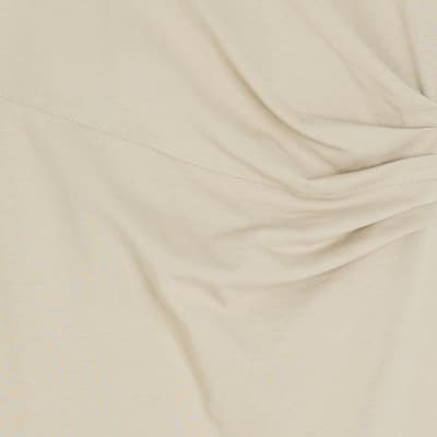 Beige Short Sleeve Drape Side Midi Dress