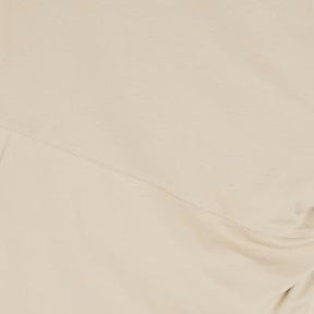 Beige Short Sleeve Drape Side T-shirt