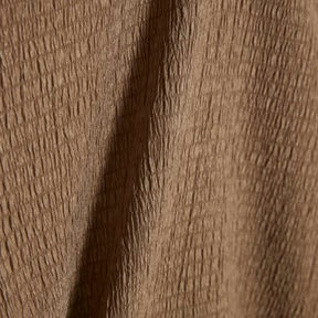 Beige Short Sleeve Textured Belted Top