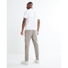 Beige Skinny Fit Chino Trousers