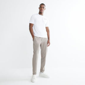 Beige Skinny Fit Chino Trousers