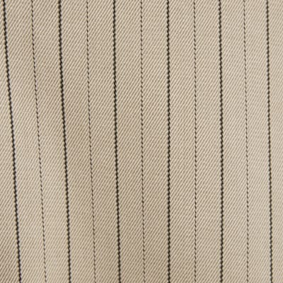Beige Stripe Sleeveless Waistcoat