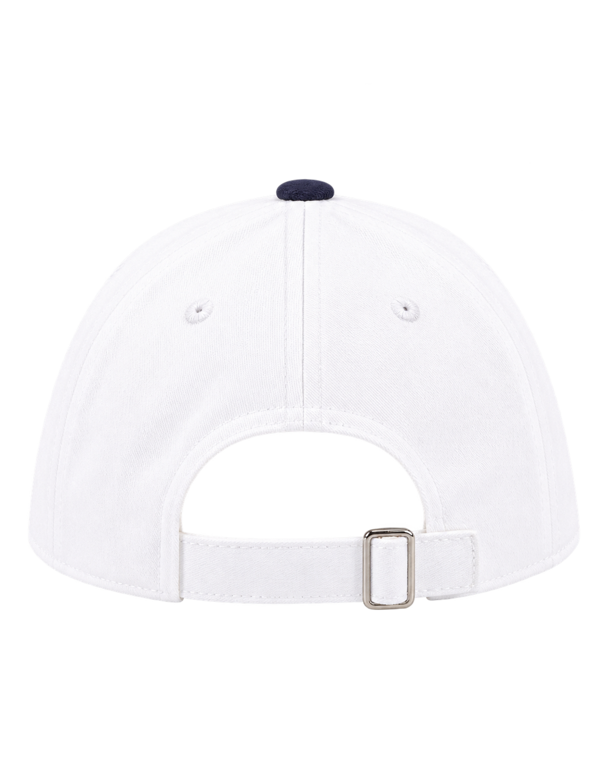 Beverly Script Hat - White/Navy