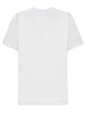 Burberry EKD Embroidered Logo White T-Shirt
