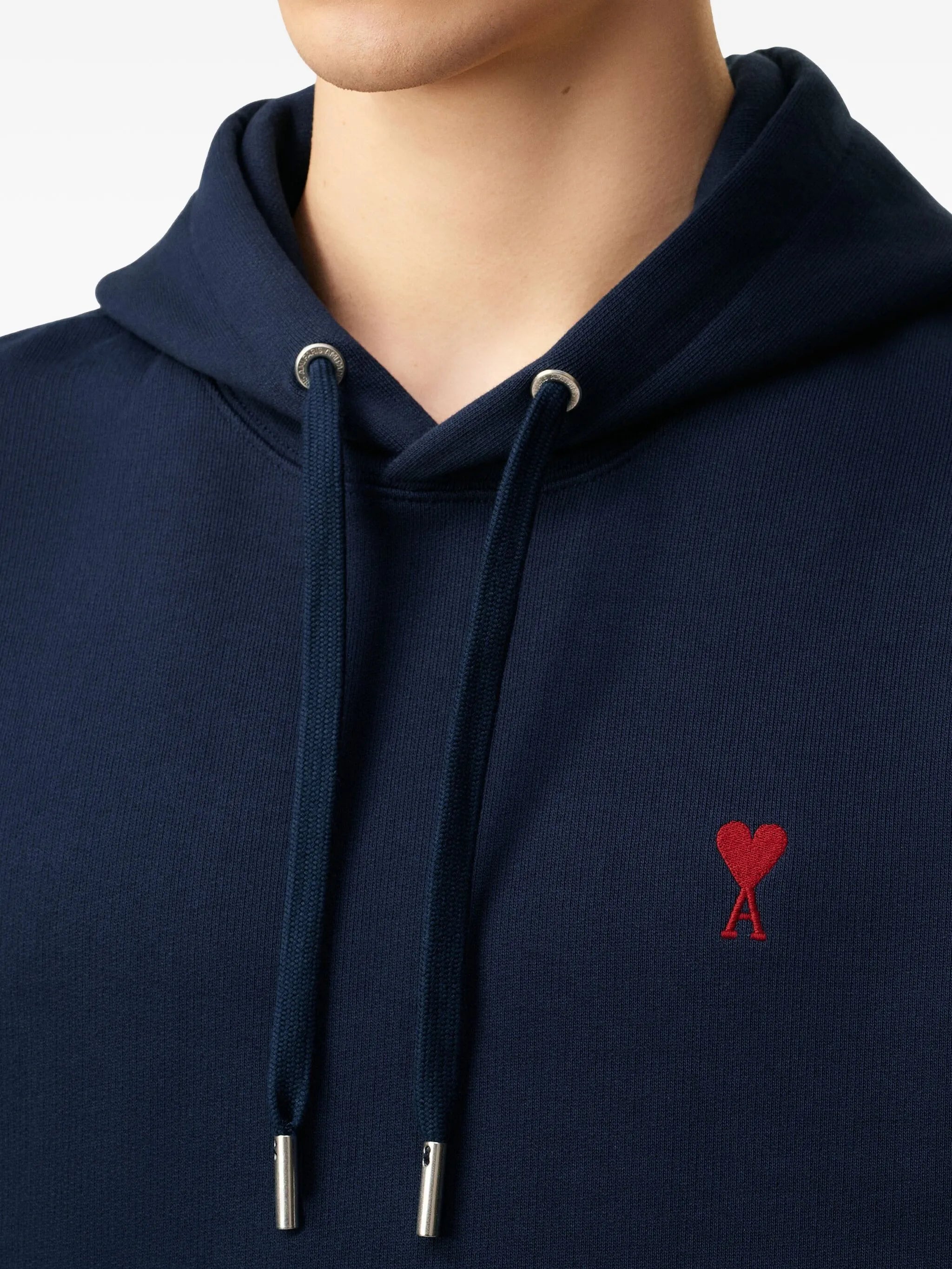 Ami Paris de Coeur Hoodie in Navy