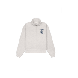 BH Crest Quarter Zip - Heather Gray/Navy