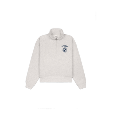 BH Crest Quarter Zip - Heather Gray/Navy