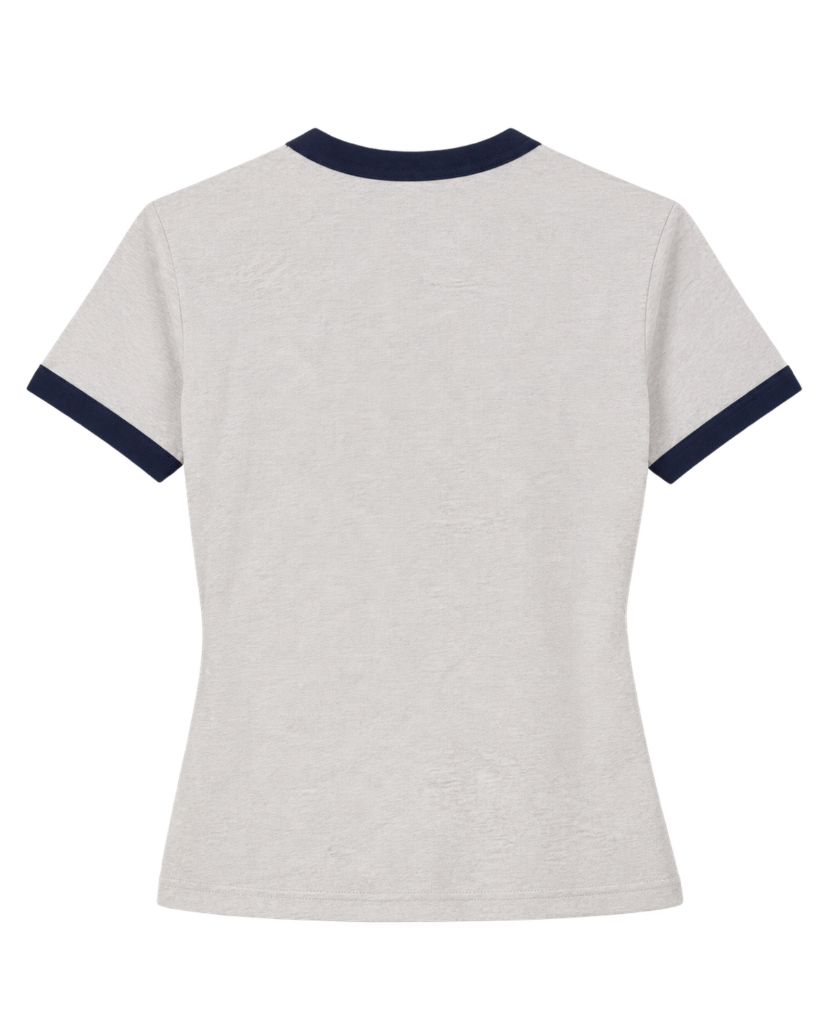 BH Riding Club Ringer Tee - Heather Gray/Dark Navy