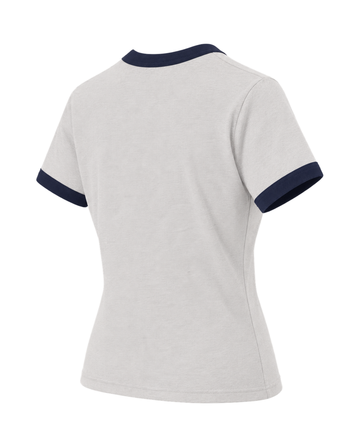 BH Riding Club Ringer Tee - Heather Gray/Dark Navy
