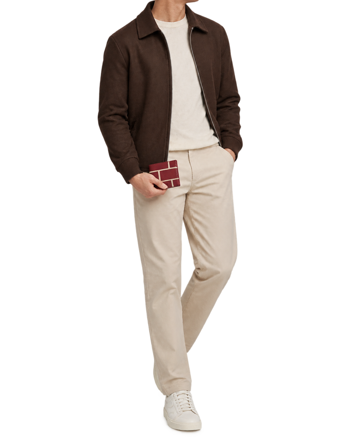 Bifold wallet in classic calfskin