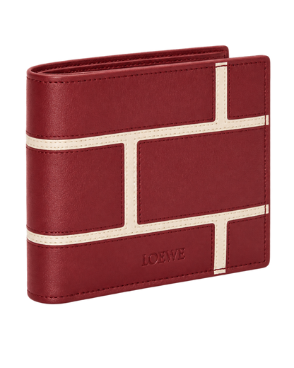 Bifold wallet in classic calfskin