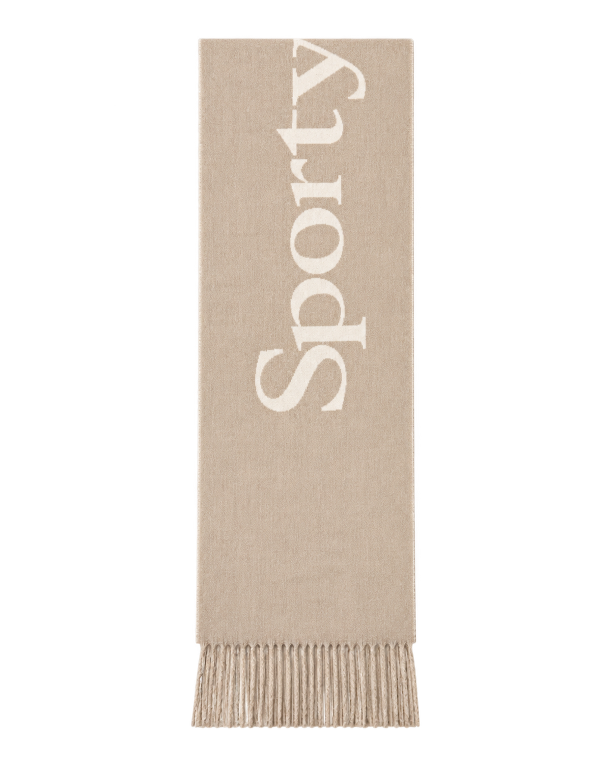 Big Serif Scarf - Ecru