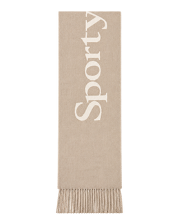 Big Serif Scarf - Ecru