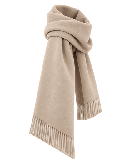 Big Serif Scarf - Ecru