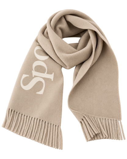 Big Serif Scarf - Ecru