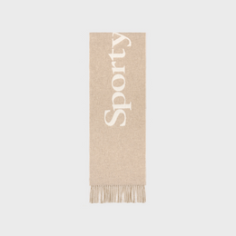 Big Serif Scarf - Ecru