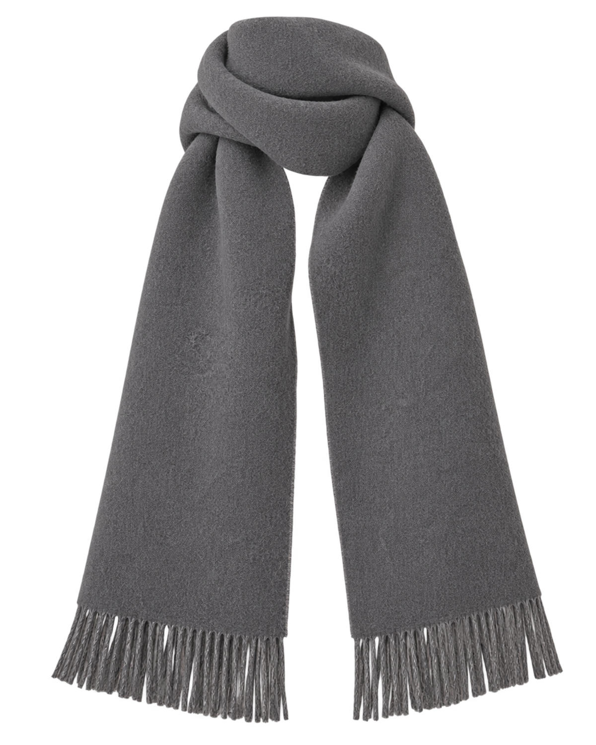 Big Serif Scarf - Gray