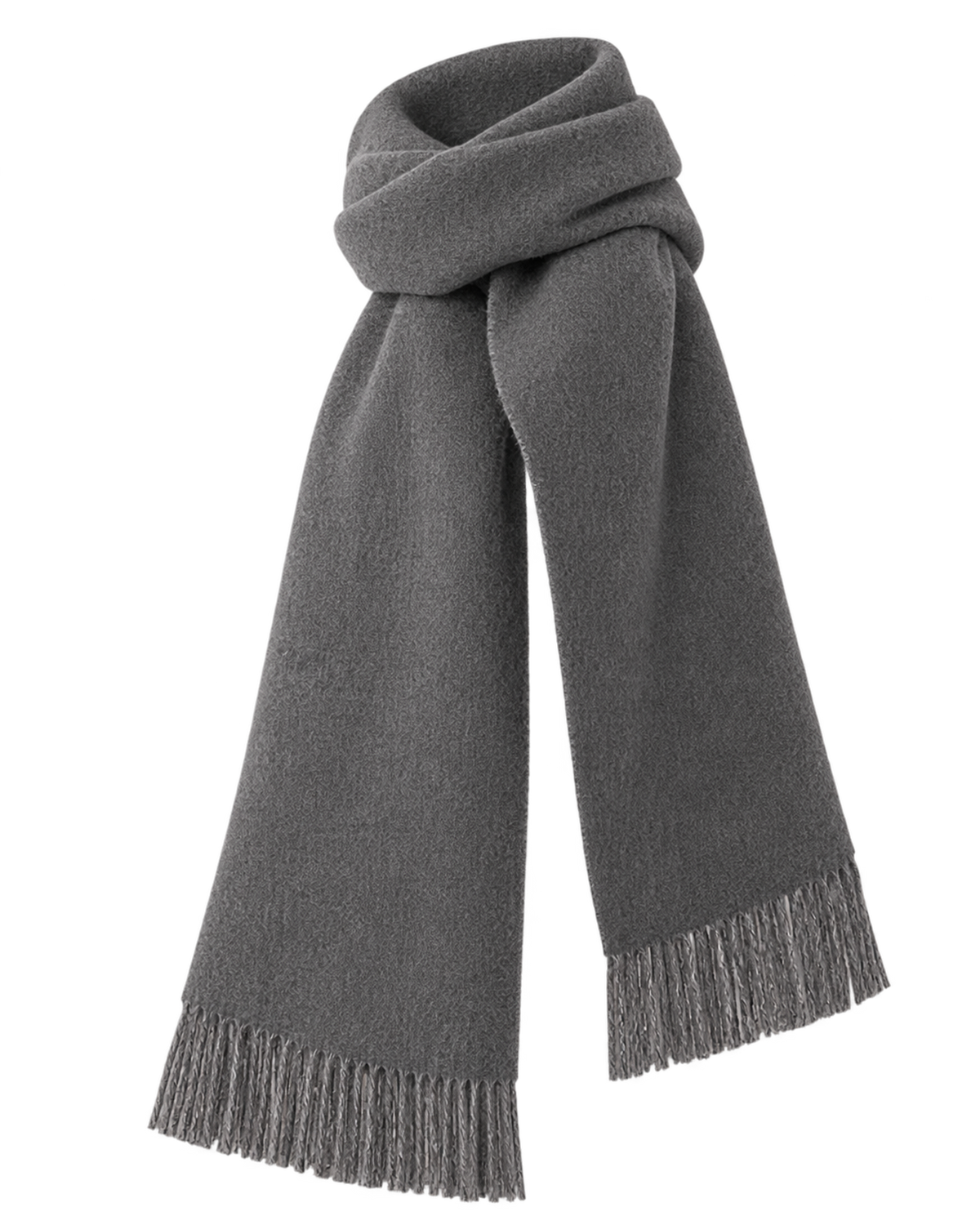 Big Serif Scarf - Gray