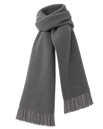 Big Serif Scarf - Gray