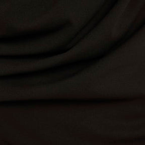 Black Asymmetric Draped Wrap Midi Dress