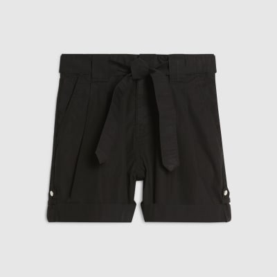 Black Belt Detail Shorts