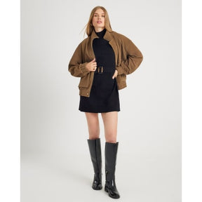 Black Belted Jumper Dress