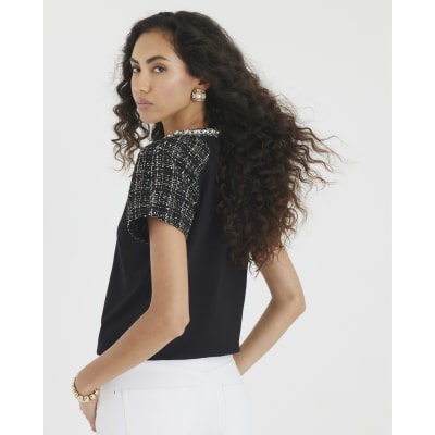 Black Boucle Boutique T-Shirt