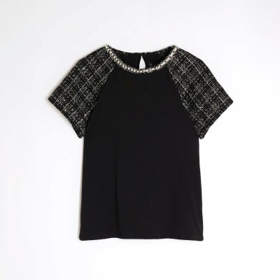 Black Boucle Boutique T-Shirt