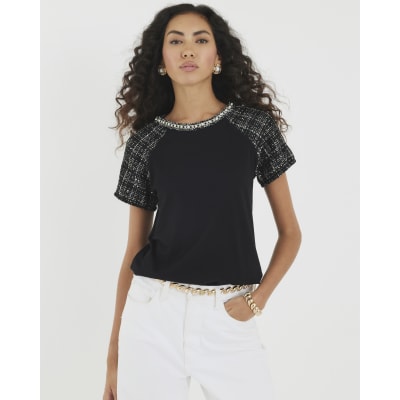 Black Boucle Boutique T-Shirt
