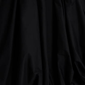 Black Bubble Hem Midi Skirt