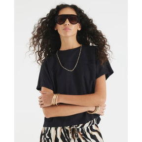 Black Chest Pocket T-Shirt