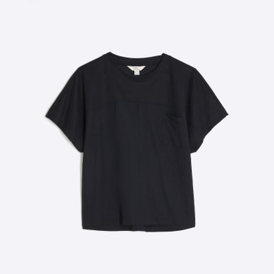 Black Chest Pocket T-Shirt
