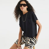Black Chest Pocket T-Shirt
