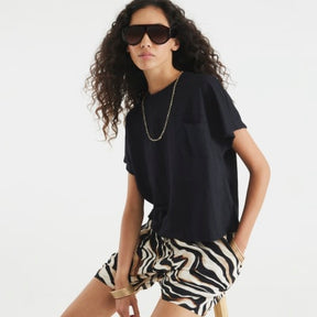 Black Chest Pocket T-Shirt