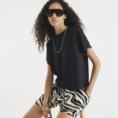 Black Chest Pocket T-Shirt