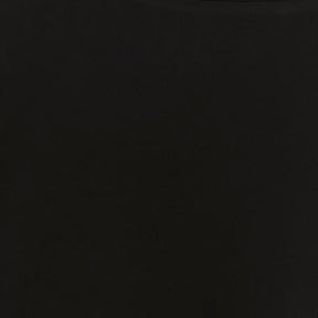 Black Crepe Turn Back Cuff T-Shirt