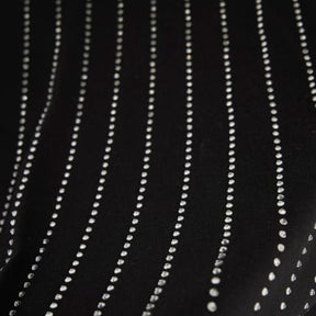 Black Diamante Embellished T-Shirt