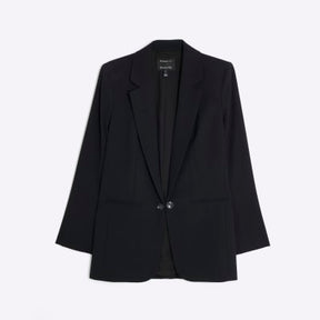 Black Edge To Edge Blazer